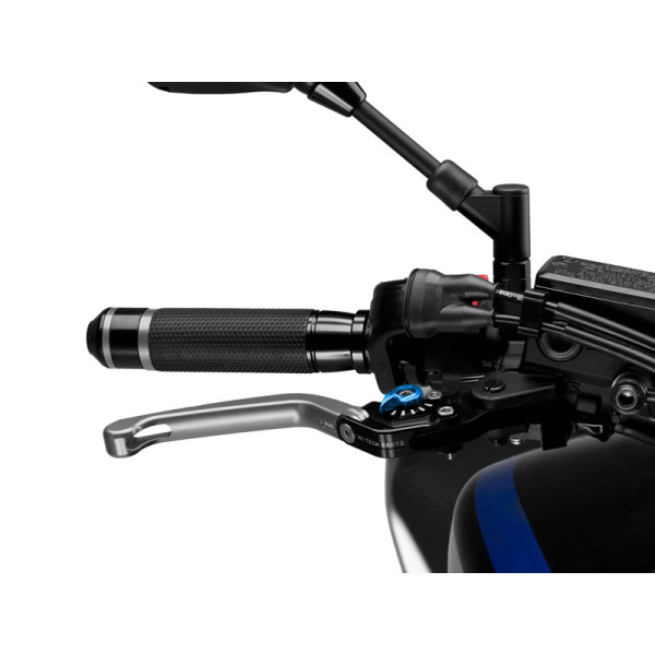 Puig Folding V3 Brake (Silver Lever With Blue Selector) Blue